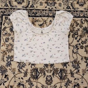 Off the shoulder me to we pacsun shirt